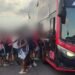 PM contém confusão entre torcedores estrangeiros e brasileiros no Leme PM contém confusão entre torcedores estrangeiros e brasileiros no Leme