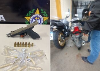Polícia Civil e Guarda apreendem pistola e drogas durante ação no RJ
