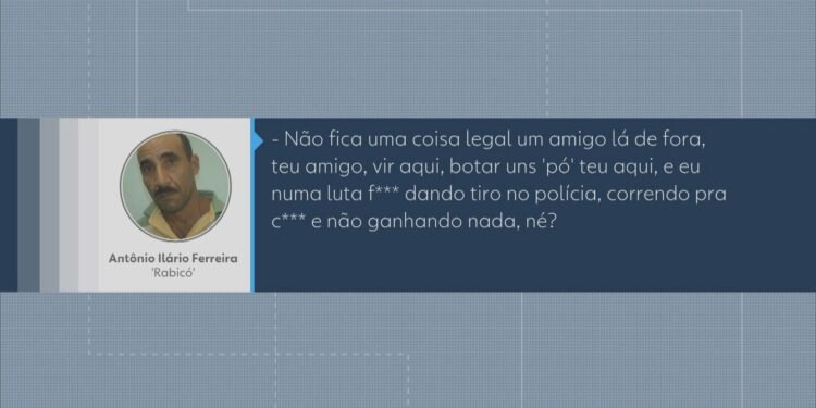 Áudio atribuído a Rabicó aponta negociação por ponto de venda de drogas: ‘E eu numa luta f* dando tiro no polícia e não ganhando nada’
