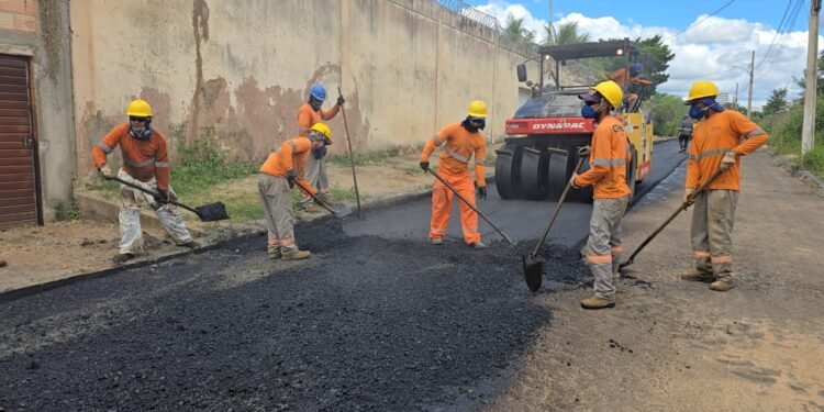 Montes Claros Pavimenta Rua São Marcos e Aprimora Infraestrutura no Bairro Todos os Santos