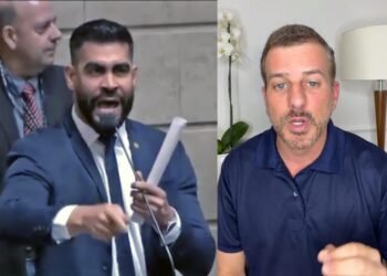 O vereador Marcelo Diniz chama Daniel Soranz de ‘bicha pão com ovo’