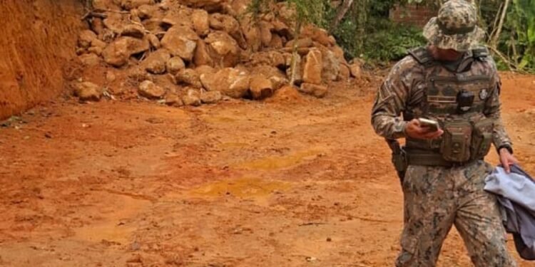 Área de preservação permanente sofre manipulação no solo em Paraty Área de preservação permanente sofre manipulação no solo em Paraty