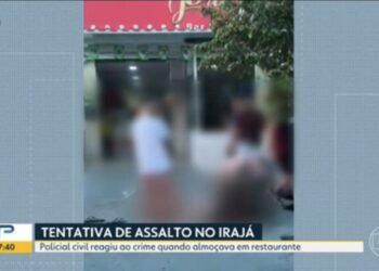 Ladrão é morto ao tentar assaltar policiais em Vista Alegre; VÍDEO