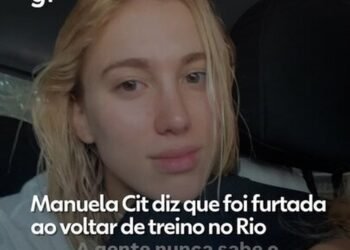VÍDEO: Manuela Cit diz que foi furtada por motoqueiro ao voltar de treino no Rio