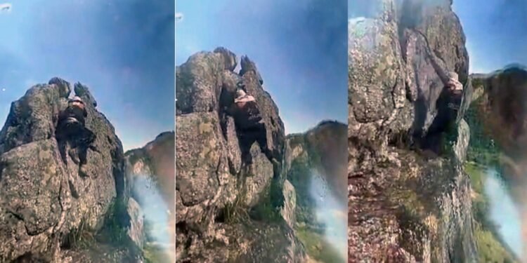 VÍDEO: Homem morre ao cair de trilha no RJ; vítima tinha subido em pedra para tirar foto