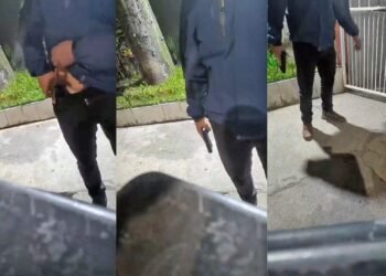 VÍDEO: porteiro ameaça motoboy com arma, e entregadores depredam prédio em protesto
