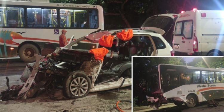 Batida frontal entre carro e ônibus deixa motorista gravemente ferido na RJ-102, em Búzios Batida frontal entre carro e ônibus deixa motorista gravemente ferido na RJ-102, em Búzios