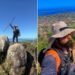 Vídeo mostra homem em trilha rumo à Pedra do Macaco antes de morrer ao cair do penhasco
