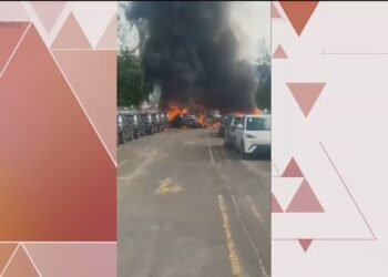‘Barulho terrível’: testemunhas descrevem acidente entre helicópteros