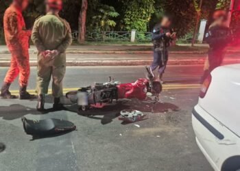 Acidente em Volta Redonda: motociclista sem CNH fica ferido
