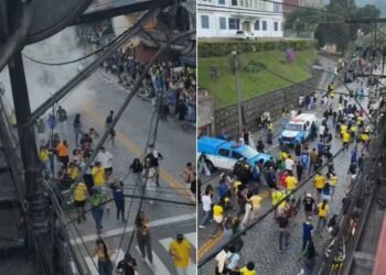Briga após jogo do Brasil mobiliza PM em Petrópolis; moradora relata uso de spray de pimenta: ‘Parecia na minha sala’