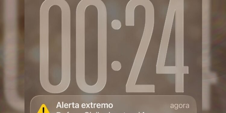 Alerta extremo falso da Defesa Civil: o que se sabe sobre o caso