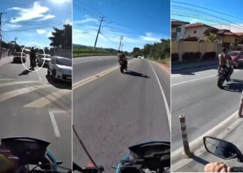 Perseguição policial termina em acidente e prisão em Saquarema