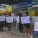 Protesto em Botafogo reúne moradores contra lote de terreno de antigo supermercado