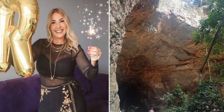 Guia tentou salvar mulher e se segurou em raiz para não cair de gruta Guia tentou salvar mulher e se segurou em raiz para não cair de gruta