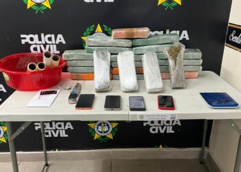 Três suspeitos são presos com cerca de 15 kg de maconha em Barra Mansa