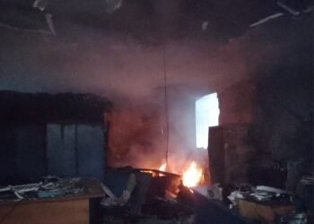 Incêndio atingiu prédio da Secretaria da Fazenda de Araruama