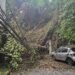 Deslização de terra interdita acesso aos morros Chapéu Mangueira e Babilônia, na Zona Sul do Rio