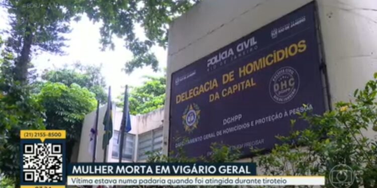 Idosa morre baleada dentro da padaria durante tiroteio em Vigário Geral Idosa morre baleada dentro da padaria durante tiroteio em Vigário Geral