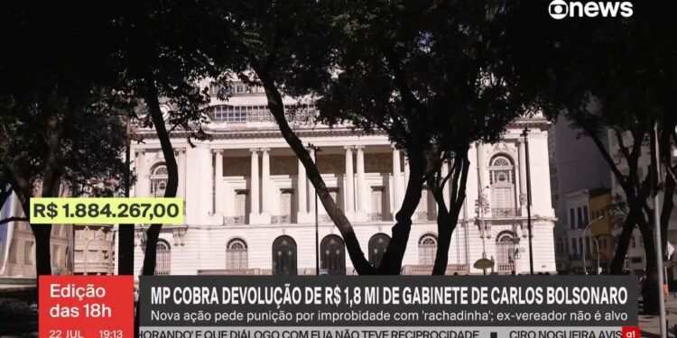 Rachadinha: MPRJ acusa 7 ex-servidores do gabinete de Carlos Bolsonaro de improbidade e pede devolução de R$ 1,9 milhão Rachadinha: MPRJ acusa 7 ex-servidores do gabinete de Carlos Bolsonaro de improbidade e pede devolução de R$ 1,9 milhão