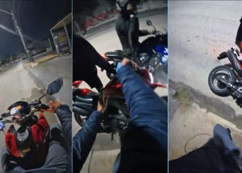 VÍDEO: Mototaxista é assaltado pela 5ª vez em 2 anos na Zona Norte; novo ataque foi gravado por câmera no capacete