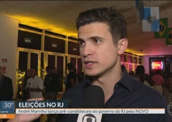 Novo oficializa André Marinho como candidato ao governo do Rio