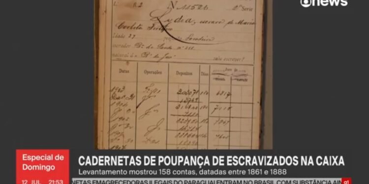 Arquivo Nacional negocia acordo com a Caixa para digitalizar cadernetas de poupança de pessoas escravizadas Arquivo Nacional negocia acordo com a Caixa para digitalizar cadernetas de poupança de pessoas escravizadas