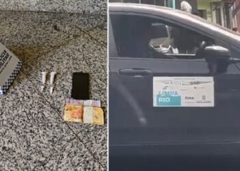 Carro com identificação do Inea é usado na compra de drogas em Teresópolis