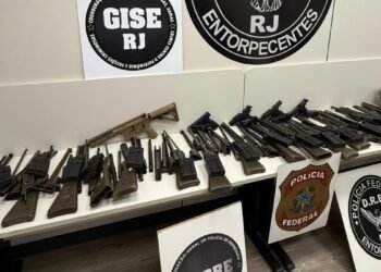 PF prende motorista com 16 fuzis e 4 pistolas na Via Dutra
