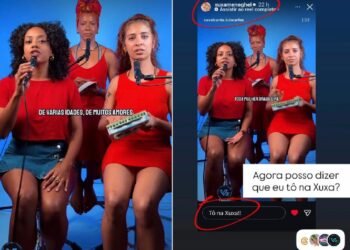 Xuxa compartilha vídeo da cantora de Rio das Ostras na rede social
