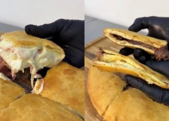 Pizza frita: conheça o prato típico do Arraiá de Volta Redonda