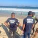 Investigações civis sobre manchas de substância escura encontradas em Ipanema Investigações civis sobre manchas de substância escura encontradas em Ipanema