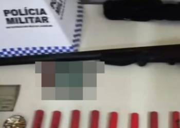 Homem está preso com espingarda em Paraty