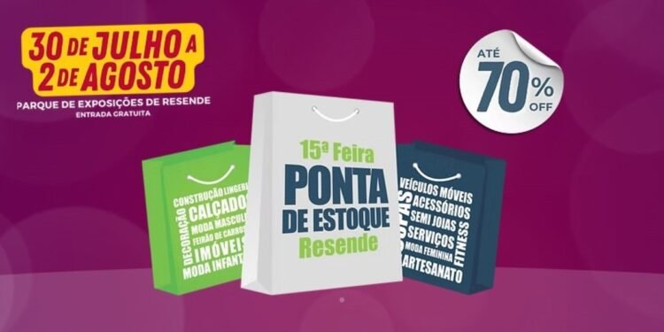 15ª Feira Ponta de Estoque acontece em Resende de 30 de julho a 2 de agosto
