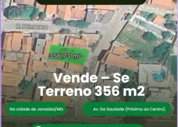 TERRENO EM JANAÚBA/MG (38) 9.9154-0000