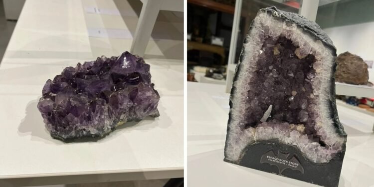 Quartzo, ágata e até ‘meteorito misto’: museu do interior de SP exibe coleção mineral de professor Quartzo, ágata e até ‘meteorito misto’: museu do interior de SP exibe coleção mineral de professor