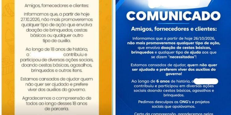 Empresas do interior de SP suspendem doações a ONGs após reeleição de Lula