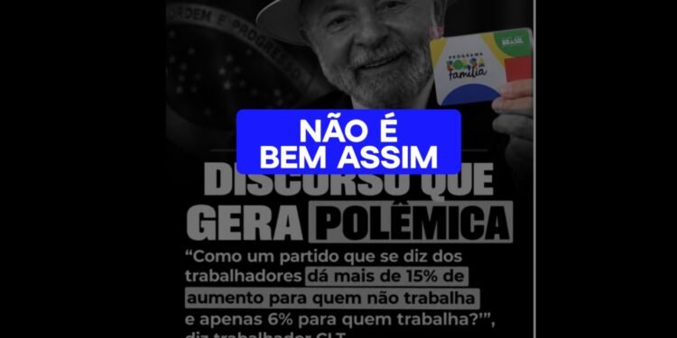 #NÃOÉBEMASSIM: Bolsa Família teve reajuste maior que do salário mínimo em 2026, mas não supera aumento dos últimos três anos