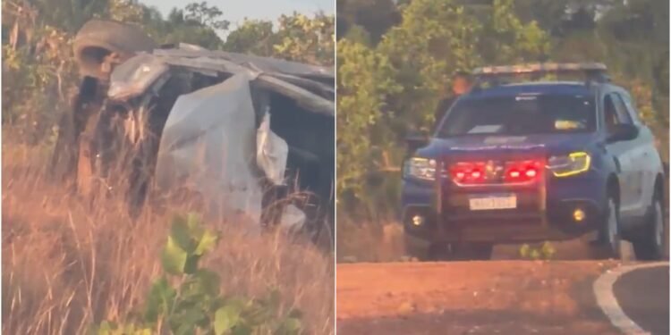 Motorista morre após caminhonete bater em poste de energia na RR-203, em Amajari Motorista morre após caminhonete bater em poste de energia na RR-203, em Amajari