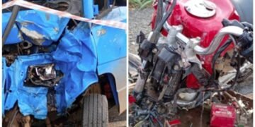 Motociclista morre após colisão com caminhão na MG-401, em Janaúba