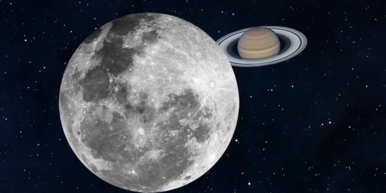 Lua e Saturno ‘se aproximam’ no céu neste sábado (24); saiba como e onde assistir em Macapá