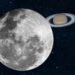 Lua e Saturno ‘se aproximam’ no céu neste sábado (24); saiba como e onde assistir em Macapá