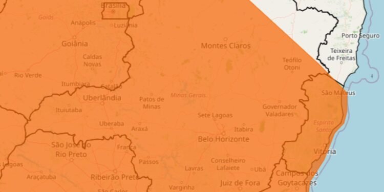 Inmet emite aviso laranja de temporal em BH e outras 814 cidades de MG