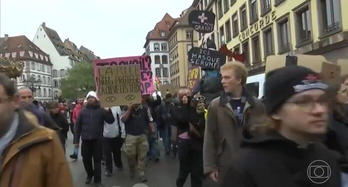 Protestos contra o aumento do custo vida se espalham pela Europa Protestos contra o aumento do custo vida se espalham pela Europa
