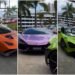 De Ferrari a Lamborghini: comboio que chamou atenção em Goiânia tinha carros de até R$ 7 milhões