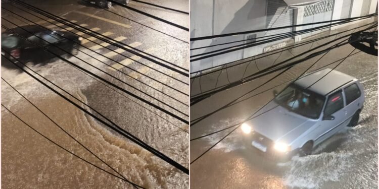 Chuva forte provoca alagamentos e atinge cinco casas em Santa Rita do Sapucaí, MG Chuva forte provoca alagamentos e atinge cinco casas em Santa Rita do Sapucaí, MG