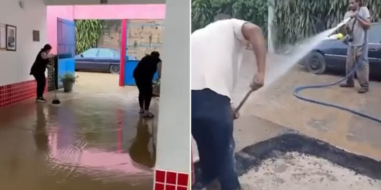 Temporal alaga creche municipal e força liberação antecipada de alunos em Nova Friburgo Temporal alaga creche municipal e força liberação antecipada de alunos em Nova Friburgo