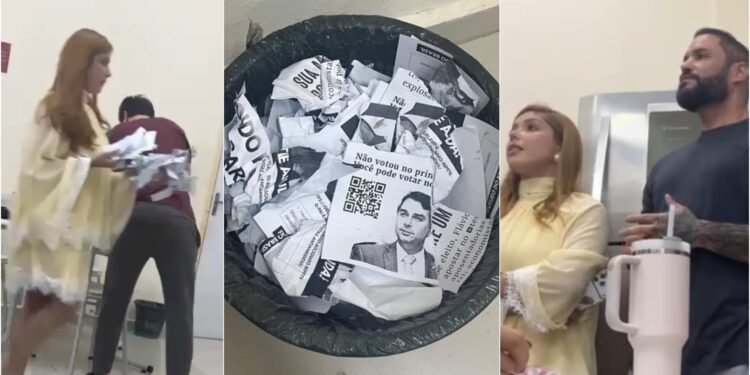 Estudantes denunciam deputado e ex-candidata por rasgarem panfletos na UFRR: ‘Insegurança’ Estudantes denunciam deputado e ex-candidata por rasgarem panfletos na UFRR: ‘Insegurança’