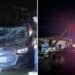 Tempestade faz poste cair sobre carros e causa queda de árvores em Estiva Gerbi Tempestade faz poste cair sobre carros e causa queda de árvores em Estiva Gerbi