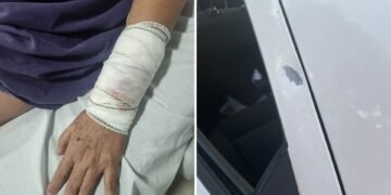 Mulher é atingida por tiro durante ato pró-Lula na Avenida Nações Unidas em Bauru